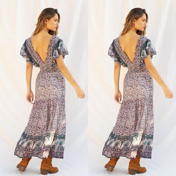 Free People JEN’S PIRATE BOOTY Silvia Sequin Maxi - Picture 2 of 10